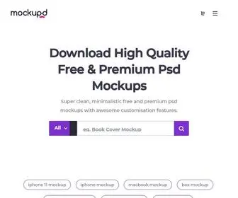 Mockupdaddy.com(Download High Quality Psd Mockups) Screenshot