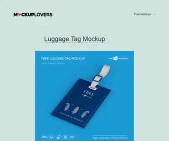 Mockuplovers.com(Mockup Lovers) Screenshot