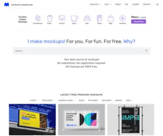 Mockups-Design.com(Free Premium Mockups) Screenshot
