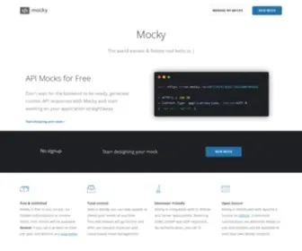 Mocky.io(The world's easiest & fastest tool to mock your APIs) Screenshot