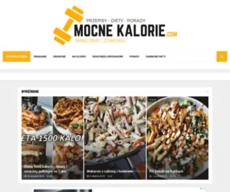 Mocnekalorie.com(Mocne Kalorie) Screenshot