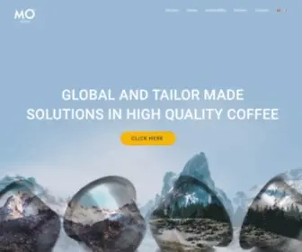 Mocoffee.com(Tailor Made Solutions in Coffee) Screenshot