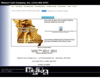 Mocoin.com(Missouri Coin Company Inc) Screenshot