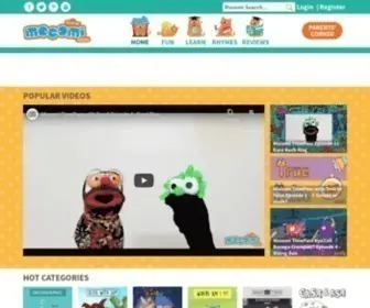 Mocomi.com(Mocomi-Fun Learning Website for Kids) Screenshot