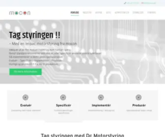 Mocon.dk(Fleksibel DC Motorstyring) Screenshot