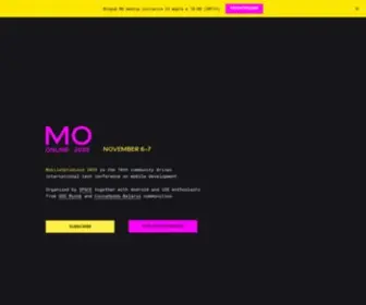 Moconf.by(The 9th annual international tech conference dedicated to mobile development) Screenshot