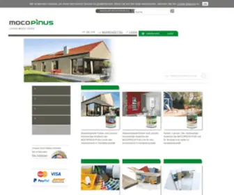 Mocopinus-Shop.com(Holzfarbe Fassadenfarbe Holzöl Holzlasur Aussenbereich) Screenshot