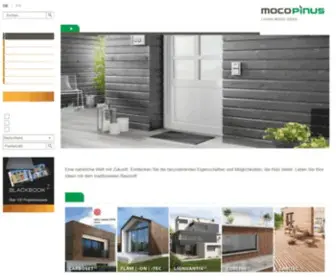 Mocopinus.com(Experte in der Holzindustrie für Holzfassade) Screenshot