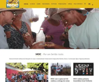 Moc.org.br(Movimento de Organização Comunitária) Screenshot