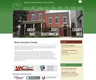 Mocounties.com(Missouri Association of Counties) Screenshot