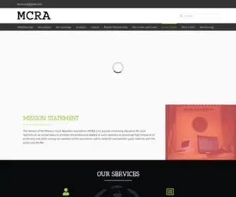 Mocra.org(Missouri Court Reporters Association) Screenshot