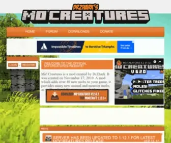 Mocreatures.org(DrZhark's Official MoCreatures) Screenshot