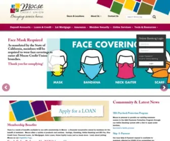 Mocse.org(Mocse Federal Credit Union) Screenshot