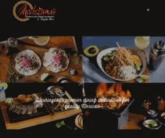 Moctezumas.com(Moctezuma's Mexican Restaurant and Tequila Bar) Screenshot