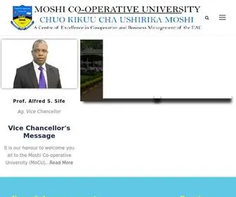 Mocu.ac.tz(Centre of Excellence in Co) Screenshot