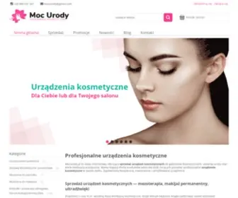 Mocurody.pl(Profesjonalne urządzenia kosmetyczne) Screenshot