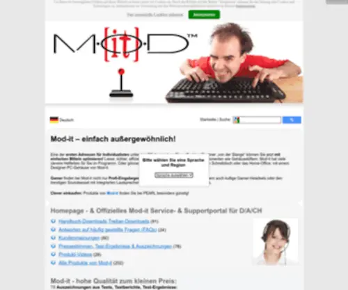 Mod-IT.de(Homepage) Screenshot
