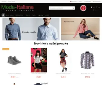 Moda-Italiana.cz(Úvod) Screenshot