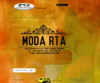 Moda-RTA.com(RTA, tu nuevo forma de vestir) Screenshot