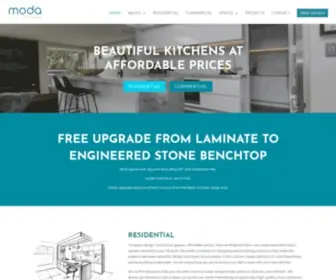 Moda.co.nz(New kitchen designs) Screenshot