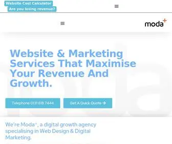 Moda.digital(Web Development Agency) Screenshot