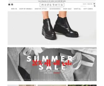 Modabella.co.nz(Beautiful Shoes in New Zealand) Screenshot