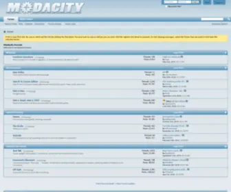 Modacity.net(Modacity Forums) Screenshot