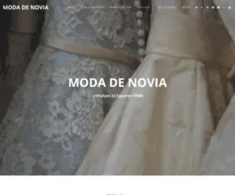 Modadenovia.com(MODA DE NOVIA) Screenshot