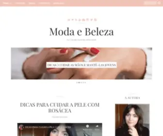 Modaebeleza.com.pt(Moda&Beleza) Screenshot