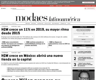 Modaes.com(Noticias económicas del negocio de la moda) Screenshot