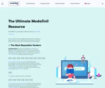 Modafinil.org(The Ultimate Modafinil Resource) Screenshot