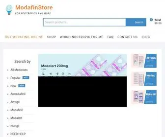 ModafinStore.com(Buy Modafinil online) Screenshot