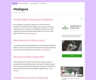 Modaguia.com(Lo mejor de la moda) Screenshot