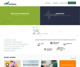 Modal.com.br(Banco de Investimento Completo) Screenshot