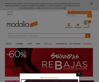 Modalia.com(Zapatos Moda Deporte Complementos) Screenshot