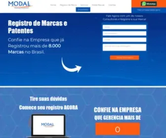 Modalmarcasepatentes.com.br(Modal Marcas e Patentes) Screenshot