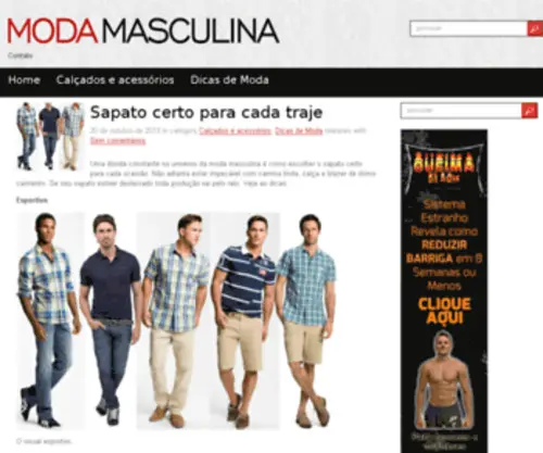 Modamasculina.net.br(Moda Masculina) Screenshot