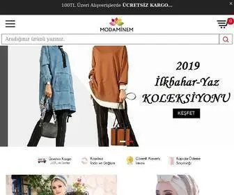 Modaminem.com(Tesettür) Screenshot
