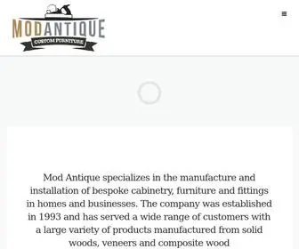 Modantique.co.za(Bespoke furniture) Screenshot