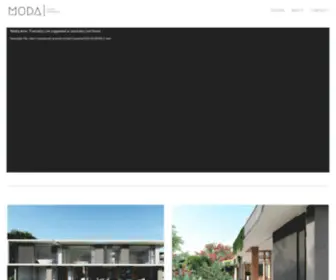 Modastudio.archi(We believe in spaces that evoke emotion and are filled with natural light. Every MODA project) Screenshot