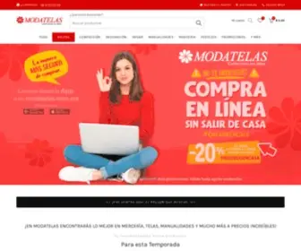 Modatelas.com.mx(Confecciona tus ideas) Screenshot