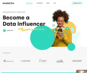 Modatta.org(Money through data) Screenshot