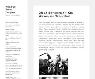 Modavetrend.com(Moda ve Trend Dünyası) Screenshot