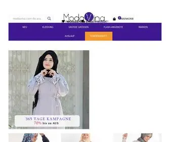 Modavina.com(Hijab Bekleidungsprodukte) Screenshot