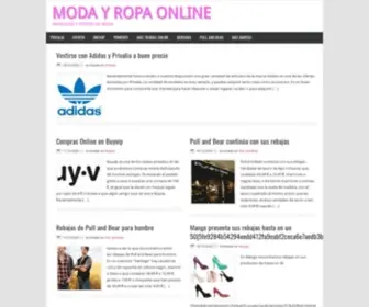 Modayropaonline.com(Moda y Ropa Online) Screenshot