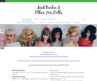 Modbarbies.com(Mod Barbie & Other 70s Dolls) Screenshot