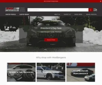 Modbargains.com(Automotive Performance & Styling Mods) Screenshot