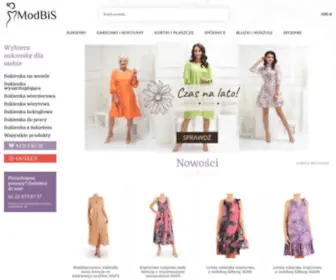 Modbis.com(Sukienki i suknie wieczorowe) Screenshot