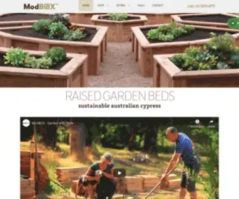 Modbox.com.au(Raised Garden Beds) Screenshot