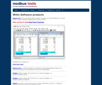 Modbustools.com(Modbus test and simulation) Screenshot